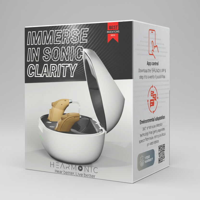 Hearmonic X Pro (RIC) - Advanced Bluetooth Hearing Technology
